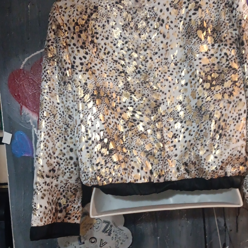 Leopard Print Women's Jacket - Picture 6 of 7